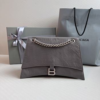 Balenciaga Grey Hourglass Chain Bag Size 31 x 20 x 12 cm