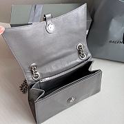 Balenciaga Grey Hourglass Chain Bag Size 31 x 20 x 12 cm - 3