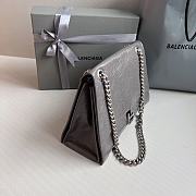 Balenciaga Grey Hourglass Chain Bag Size 31 x 20 x 12 cm - 2