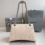 Balenciaga Cream Hourglass Chain Bag Size 31 x 20 x 12 cm - 4
