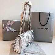 Balenciaga Silver Hourglass Chain Bag Size 25 x 15 x 9.5 cm - 5