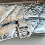 Balenciaga Silver Hourglass Chain Bag Size 25 x 15 x 9.5 cm - 3