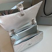 Balenciaga Silver Hourglass Chain Bag Size 31 x 20 x 12 cm - 3
