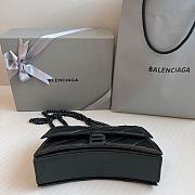 Balenciaga Full Black Hourglass Chain Bag Size 25 x 15 x 9.5 cm - 4