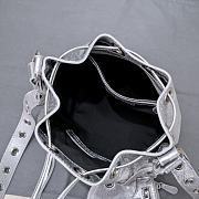 Balenciaga Le Cagole Bucket Bag Silver Size 15 x 20 x 18 cm - 5