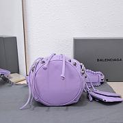 Balenciaga Le Cagole Bucket Bag Purple Size 15 x 20 x 18 cm - 5