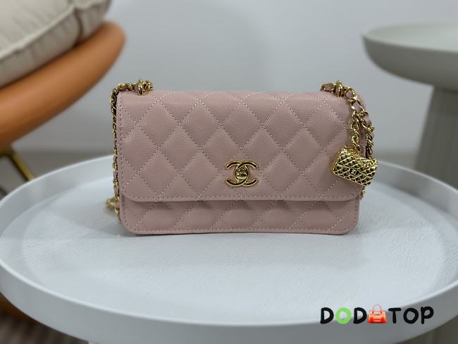 Chanel Wallet On Chain Pink Size 11 x 19 x 6 cm - 1