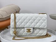 Chanel Flap Bag Lambskin White Size 23 cm - 1