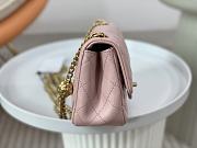 Chanel Flap Bag Mini Pink Size 17 cm - 6