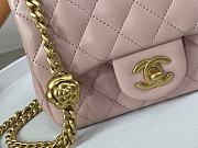 Chanel Flap Bag Mini Pink Size 17 cm - 2