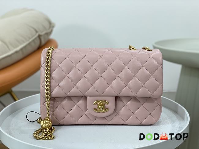 Chanel Flap Bag Lambskin Pink Size 23 cm - 1