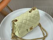 Chanel Flap Bag Mini Yellow Size 17 cm - 6