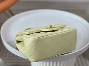 Chanel Flap Bag Mini Yellow Size 17 cm - 4
