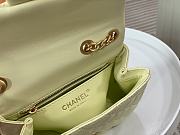 Chanel Flap Bag Mini Yellow Size 17 cm - 3