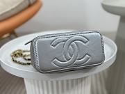  Chanel Vanity Handle Bag Grey Size 16 x 9.5 x 8 cm - 5