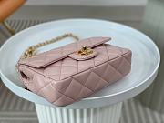 Chanel Flap Handle Bag Pink Size 20 x 13 x 5 cm - 4