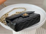 Chanel Flap Handle Bag Black Size 20 x 13 x 5 cm - 6