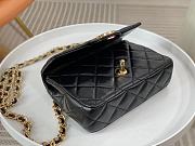 Chanel Flap Handle Bag Black Size 20 x 13 x 5 cm - 5