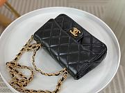 Chanel Flap Handle Bag Black Size 20 x 13 x 5 cm - 3