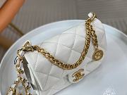 Chanel Lambskin Gold Coin Bag Flap Bag Size 20 x 13.5 x 5.5 cm - 6