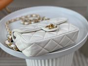 Chanel Lambskin Gold Coin Bag Flap Bag Size 20 x 13.5 x 5.5 cm - 5