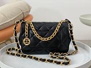 Chanel Lambskin Gold Coin Bag Flap Bag Black Size 20 x 13.5 x 5.5 cm - 3