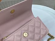 Chanel WOC Chain Bag Golden Flower Pink Size 17 cm - 2