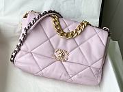 Chanel 19 Flap Bag Lambskin Light Pink Size 30 x 10 x 20 cm - 1