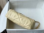 Chanel 19 Flap Yellow Bag Size 26 x 9 x 16 cm - 6