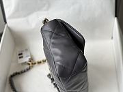 Chanel 19 Flap Dark Grey Bag Size 26 x 9 x 16 cm - 5