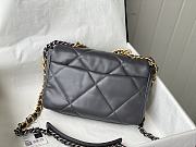 Chanel 19 Flap Dark Grey Bag Size 26 x 9 x 16 cm - 4