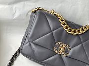 Chanel 19 Flap Dark Grey Bag Size 26 x 9 x 16 cm - 2