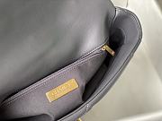 Chanel 19 Flap Bag Lambskin Dark Grey Size 30 x 10 x 20 cm - 4