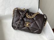 Chanel 19 Flap Dark Brown Bag Size 26 x 9 x 16 cm - 1