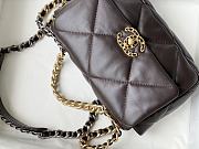 Chanel 19 Flap Dark Brown Bag Size 26 x 9 x 16 cm - 2