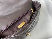 Chanel 19 Flap Bag Lambskin Dark Brown Size 30 x 10 x 20 cm - 3