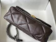Chanel 19 Flap Bag Lambskin Dark Brown Size 30 x 10 x 20 cm - 2