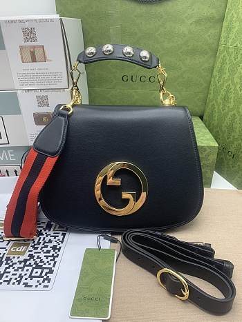 Gucci Blondie Medium Bag Black Size 29 x 22 x 7 cm