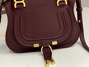 Chloé Marcie Double Carry Leather Shoulder Bag Size 21 x 16 x 8 cm - 5
