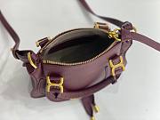 Chloé Marcie Double Carry Leather Shoulder Bag Size 21 x 16 x 8 cm - 4