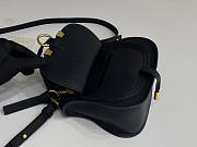 Chloé Black Marcie Double Carry Leather Shoulder Bag Size 21 x 16 x 8 cm - 5