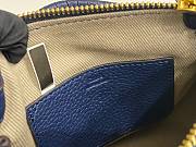 Chloé Blue Marcie Double Carry Leather Shoulder Bag Size 21 x 16 x 8 cm - 3