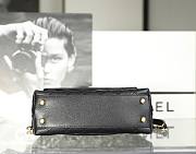 Chanel Coco Handle Bag Black Size 14 x 24 x 10 cm - 3