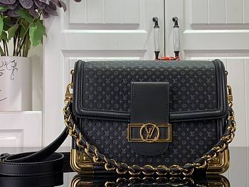 Louis Vuitton LV Dauphine M22276 Black Size 17 x 25 x 10.5 cm