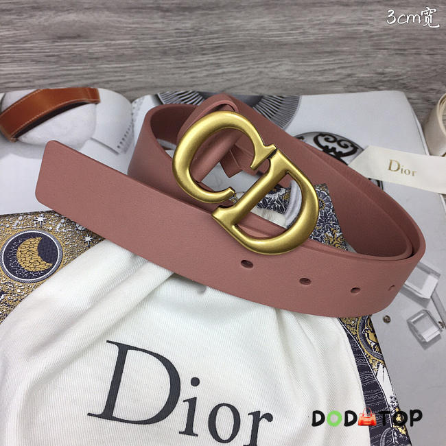 Dior Belt Pink 3.0 cm - 1