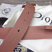 Dior Belt Pink 3.0 cm - 3