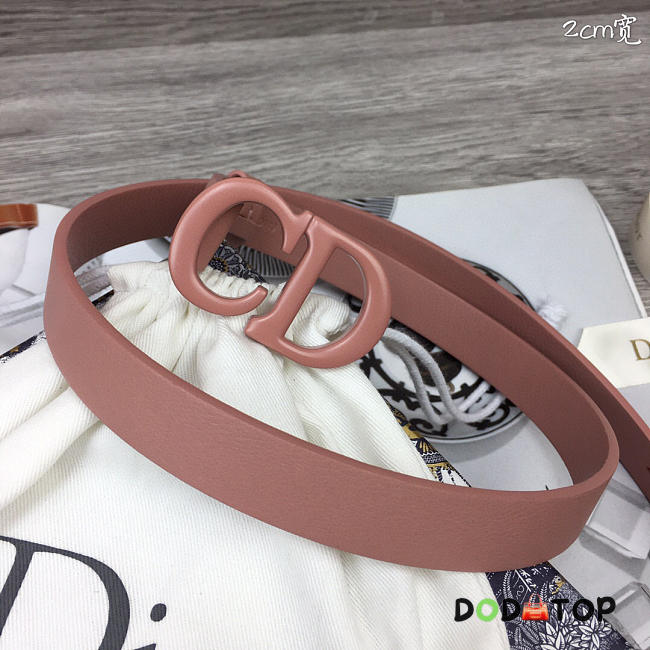Dior Belt Pink 01 3.0 cm - 1