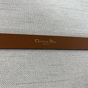 Dior Belt Brown 2.0 cm - 3