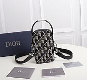 Dior Micro Rider Oblique Jacquard Size 10 x 17 x 5 cm - 2