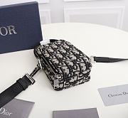 Dior Micro Rider Oblique Jacquard Size 10 x 17 x 5 cm - 4